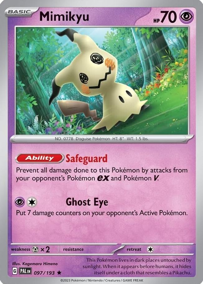 2023 Pokemon #097 Mimikyu front