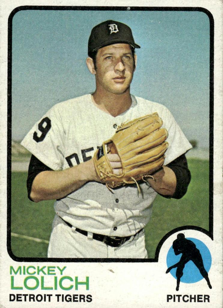 1973 Topps Mickey Lolich #390 card