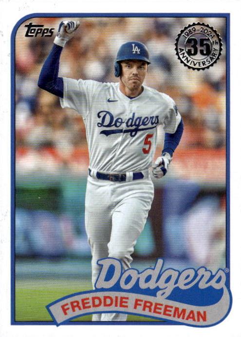 2024 Topps Freddie Freeman [Black] #89B-29 card