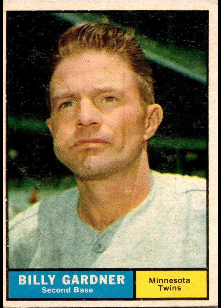 1961 Topps Billy Gardner #123 card