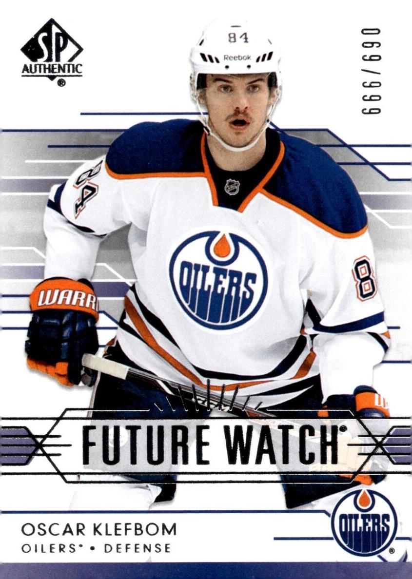 2014 SP Authentic Oscar Klefbom #206 card