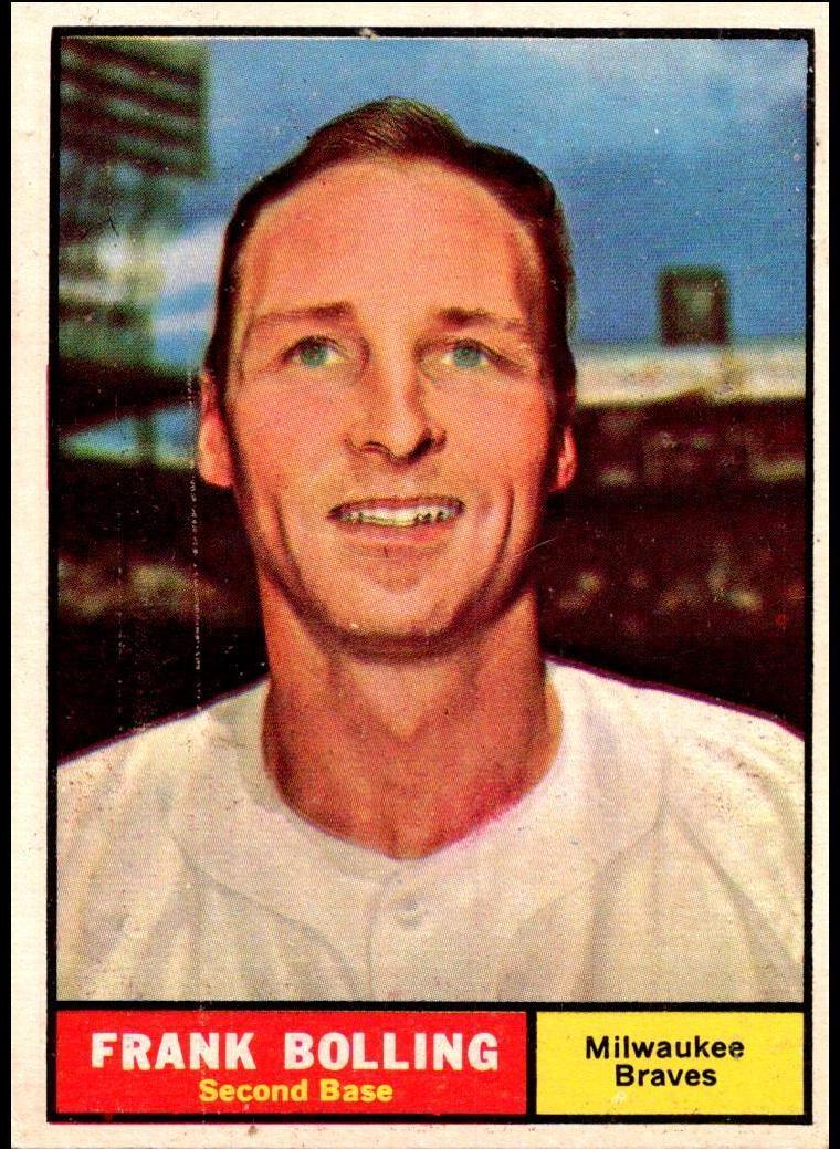 1961 Topps Frank Bolling #335 card