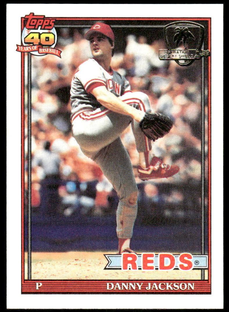 1991 Topps Danny Jackson #92 card