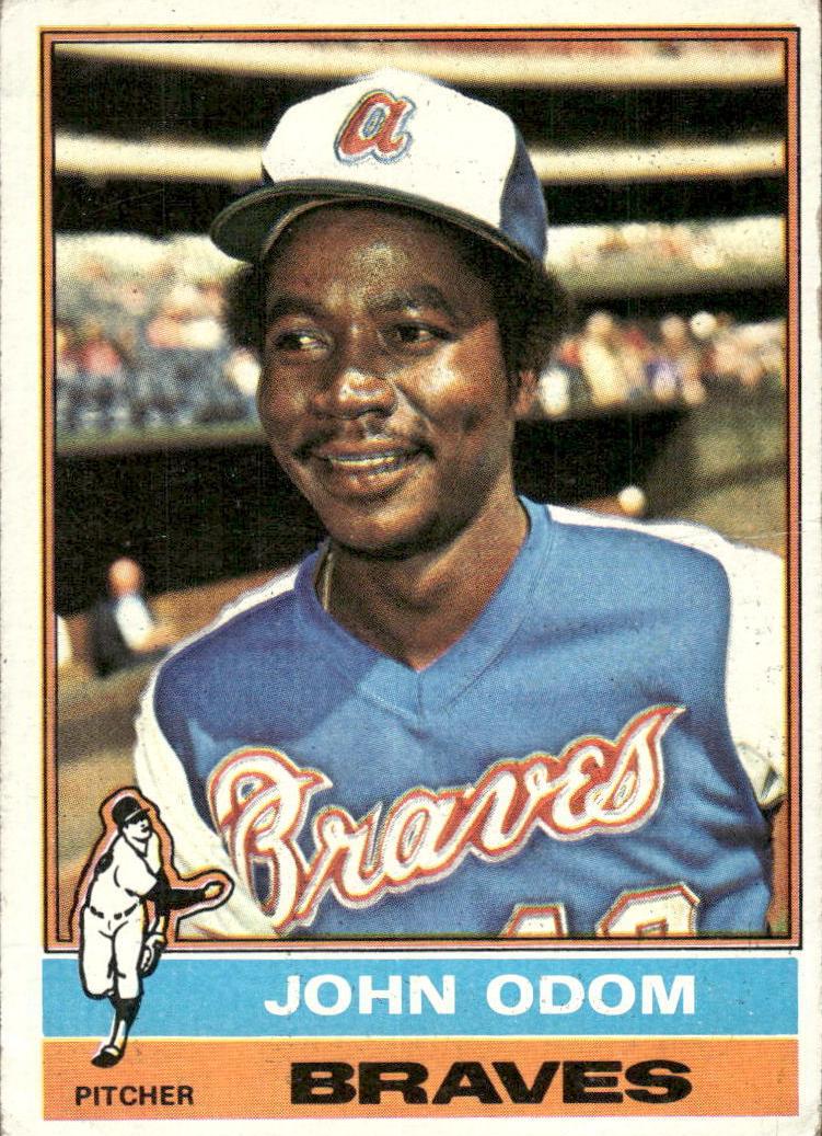 1976 Topps John Odom #651 card