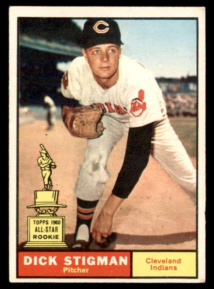 1961 Topps Dick Stigman #77 card