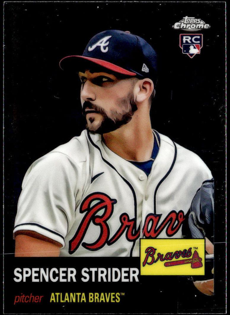2022 Topps Chrome Platinum Anniversary Spencer Strider #186 card