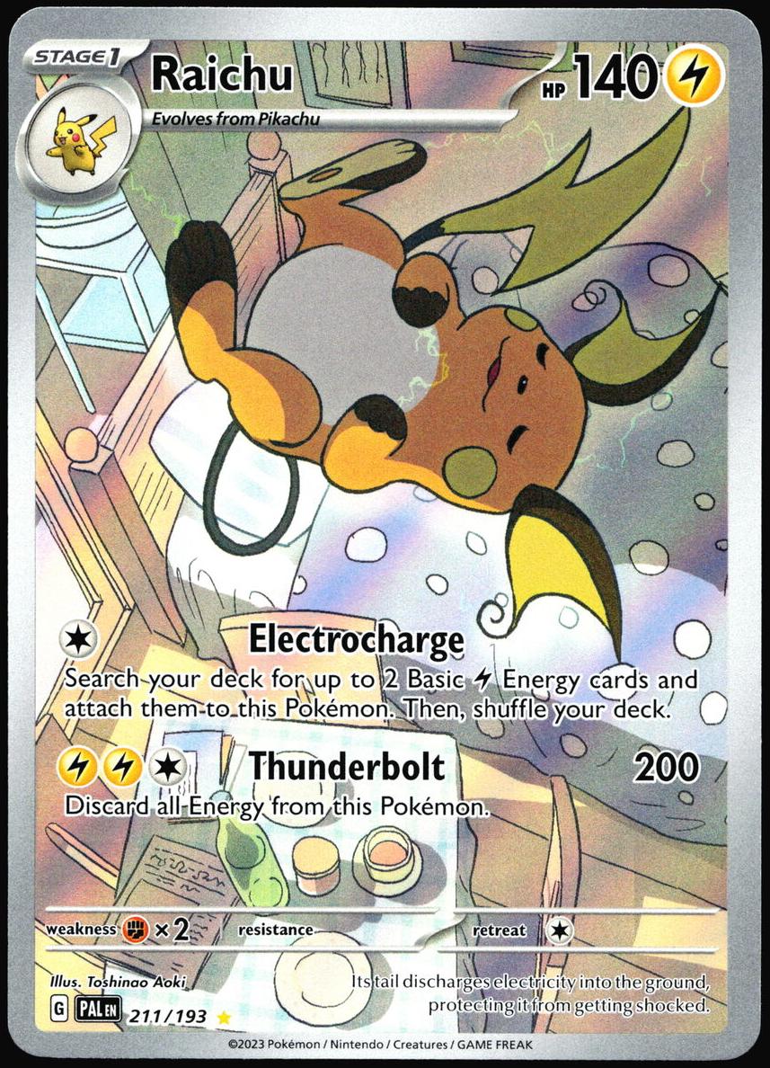 Raichu 2023 Pokemon Scarlet & Violet Paldea Evolved