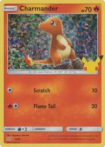 2021 Pokemon McDonald's Promo MCDONALD'S COLLECTION #9 Charmander-Holo front