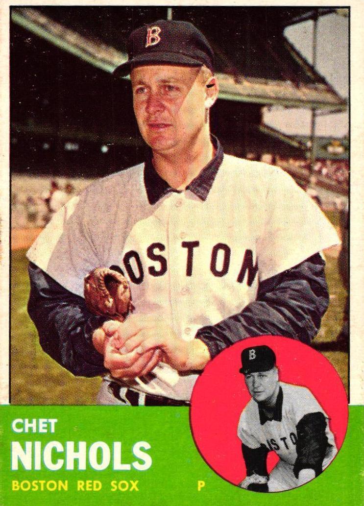 1963 Topps Chet Nichols #307 card