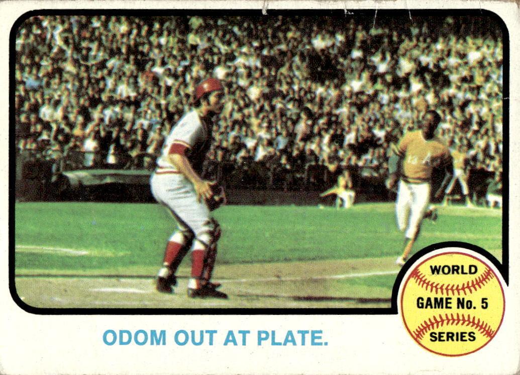 1973 Topps World Series Game 5 #207 card