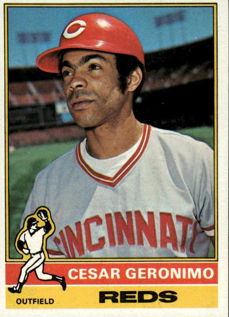 1976 Topps Cesar Geronimo #24 card