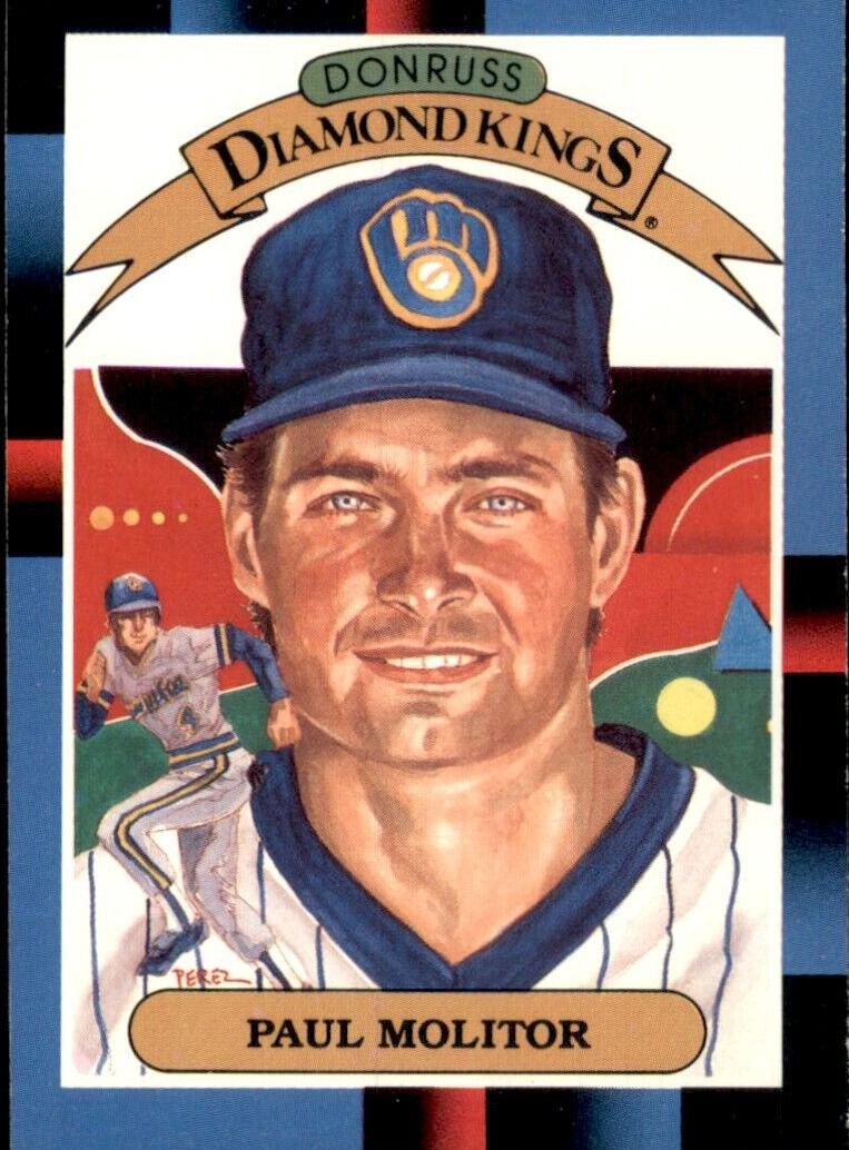 Paul Molitor 1988 Donruss Diamond King Baseball