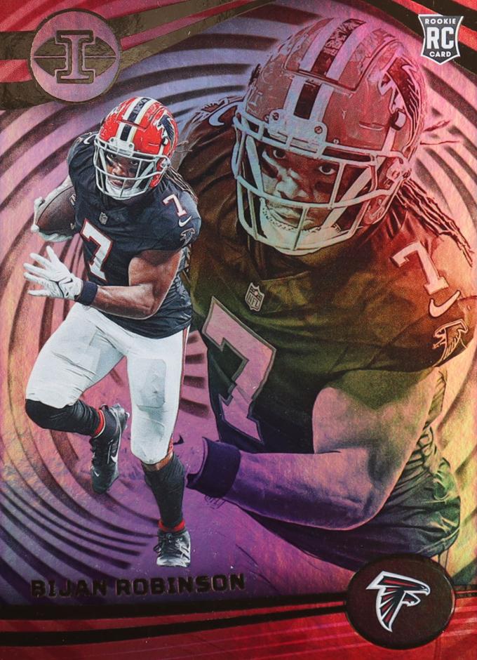 Bijan Robinson 2023 Illusions Football card