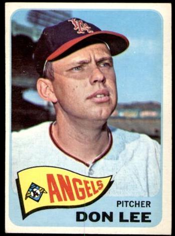 1965 Topps Don Lee #595 card