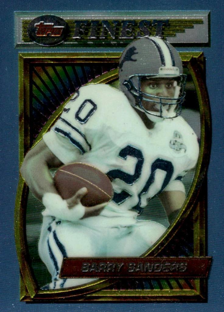1994 Topps Finest Barry Sanders #44 card