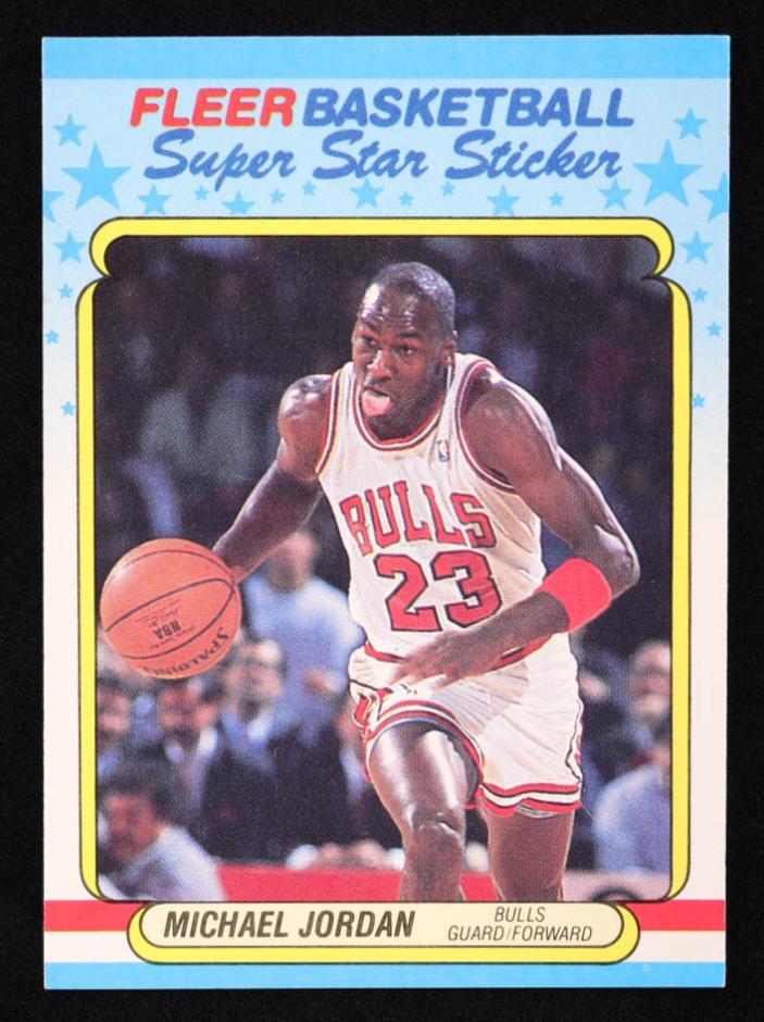 1988 Fleer #7 Michael Jordan front