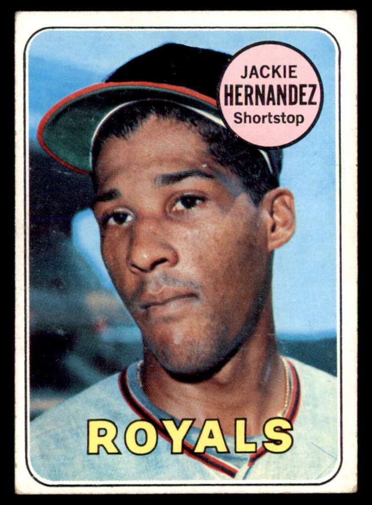 1969 Topps Jackie Hernandez #258 card