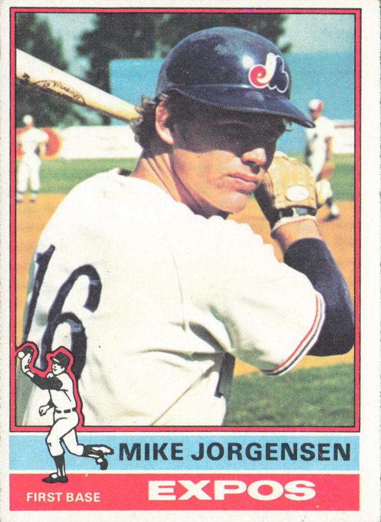 1976 Topps Mike Jorgensen #117 card