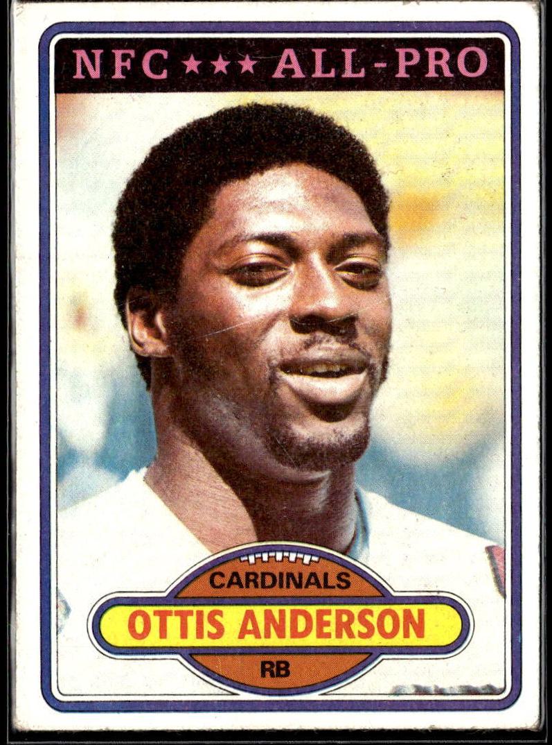 Ottis Anderson 1980 Topps All-Pro Football