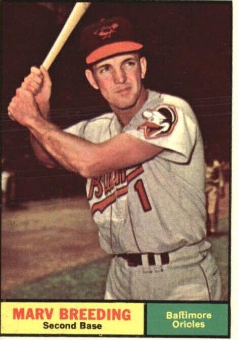1961 Marv Breeding #321