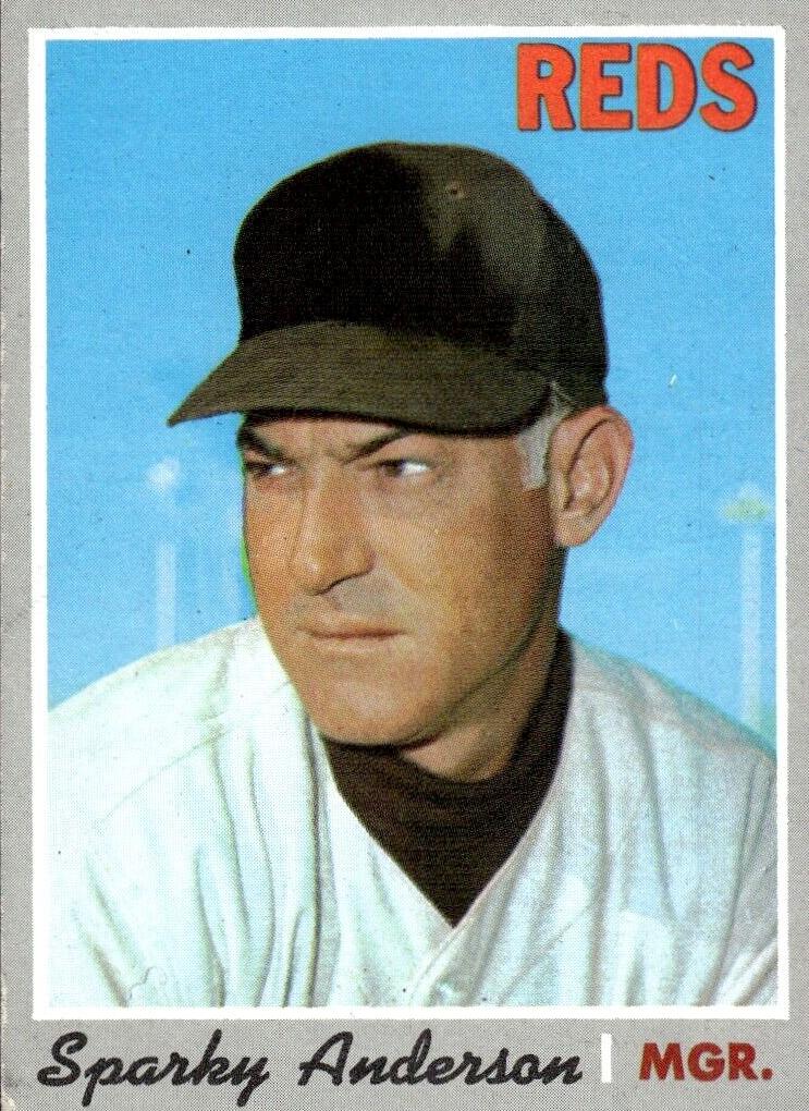1970 Topps Sparky Anderson #181 card