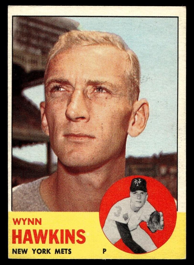 1963 Topps Wynn Hawkins #334 card