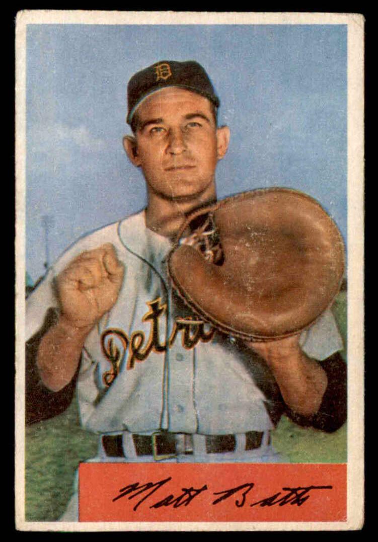 1954 Matt Batts #183