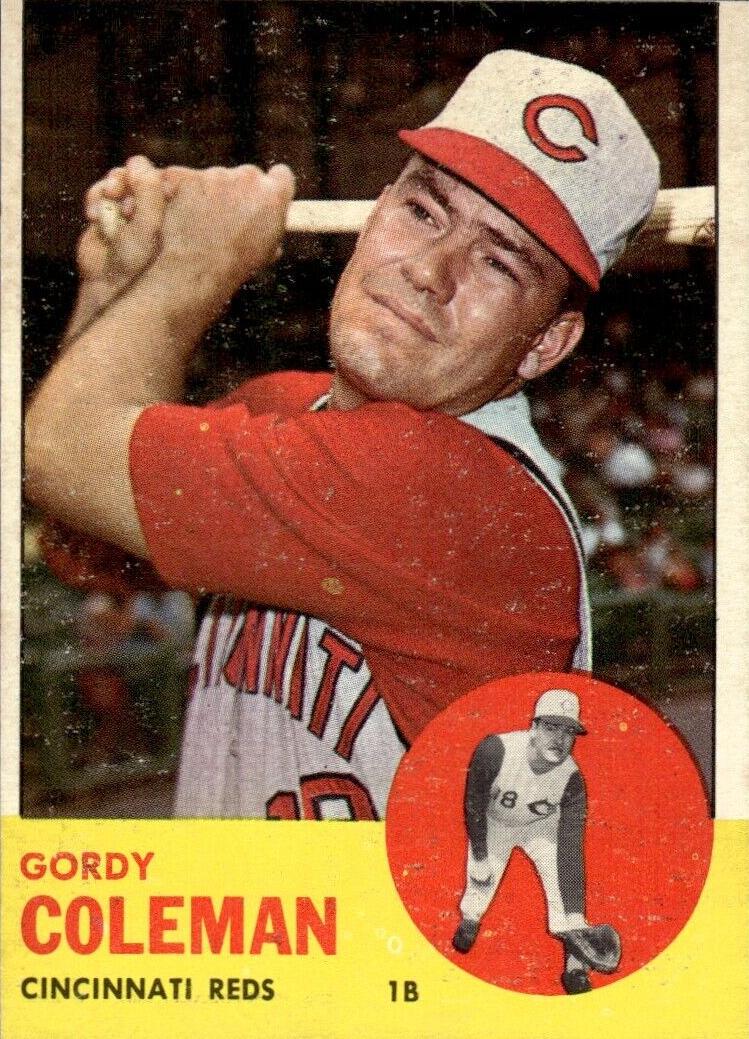 1963 Topps Gordy Coleman #90 card