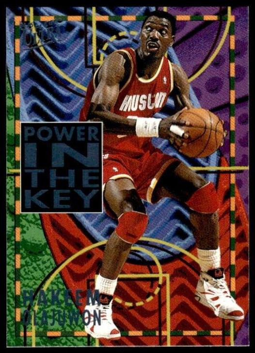 1994 Ultra Power in the Key Hakeem Olajuwon #6 card