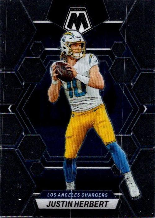 Justin Herbert 2023 Mosaic Football card