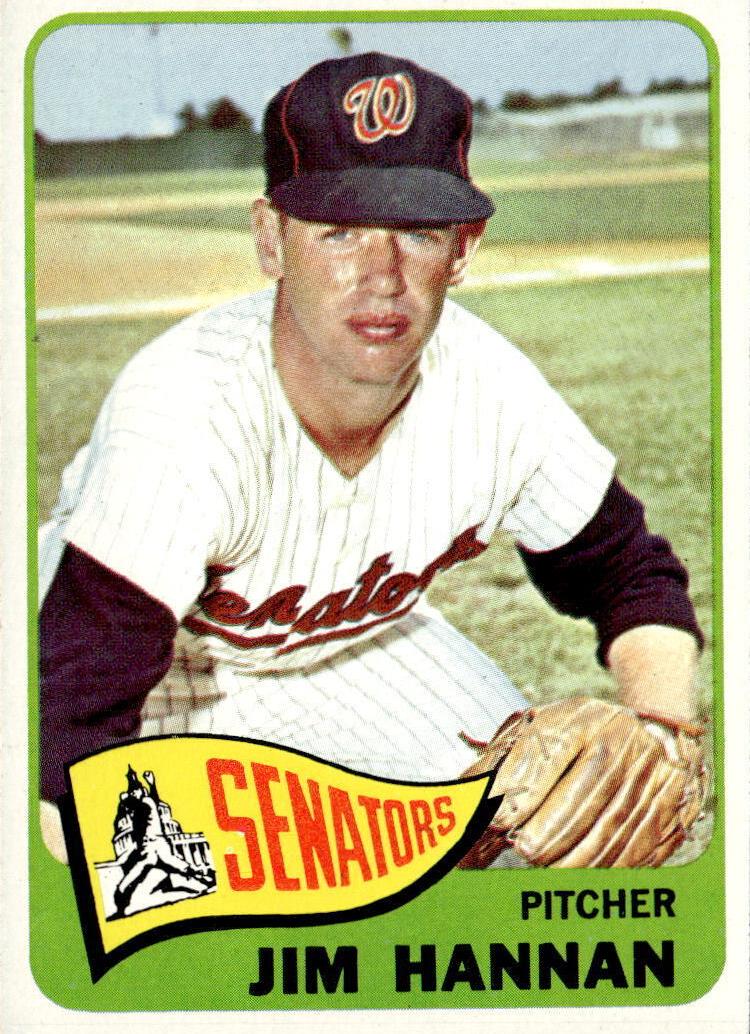 1965 Topps Jim Hannan #394 card