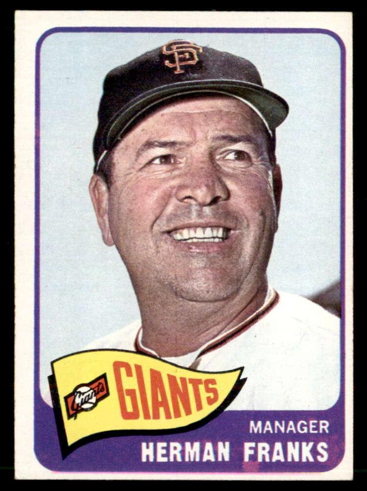 1965 Topps Herman Franks #32 card