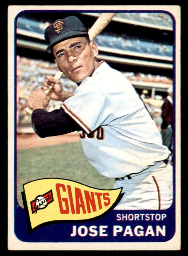 1965 Topps Jose Pagan #575 card