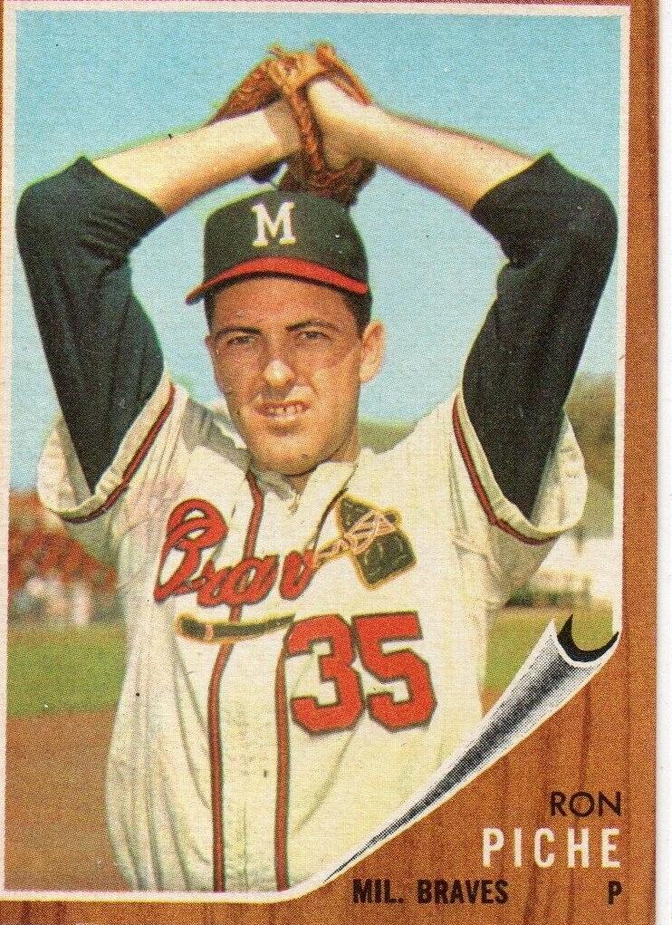 1962 Topps Ron Piche #582 card