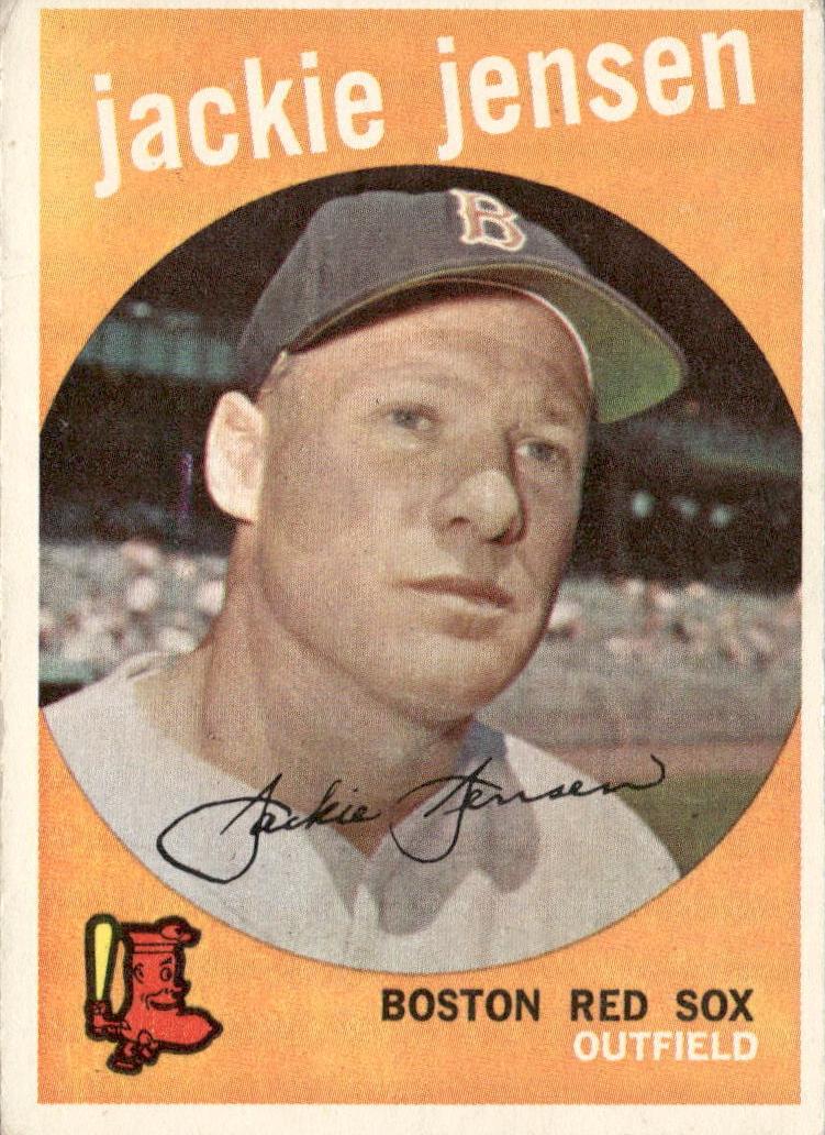 1959 Topps Jackie Jensen #400 card