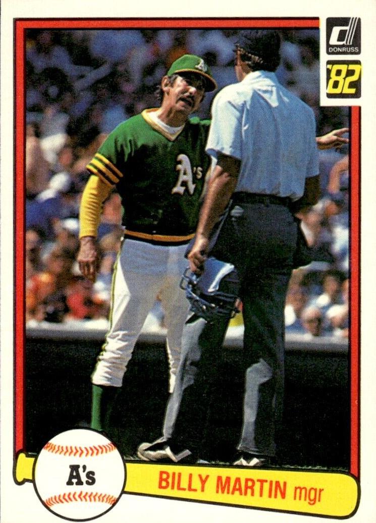 1982 Billy Martin #491