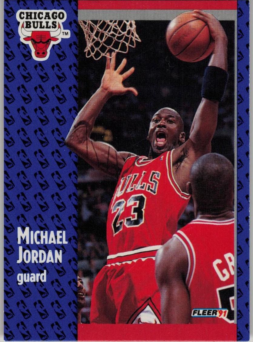 1991 Fleer Base #29 Michael Jordan front
