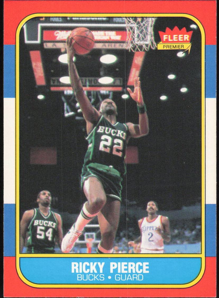 Ricky Pierce 1986 Fleer Basketball