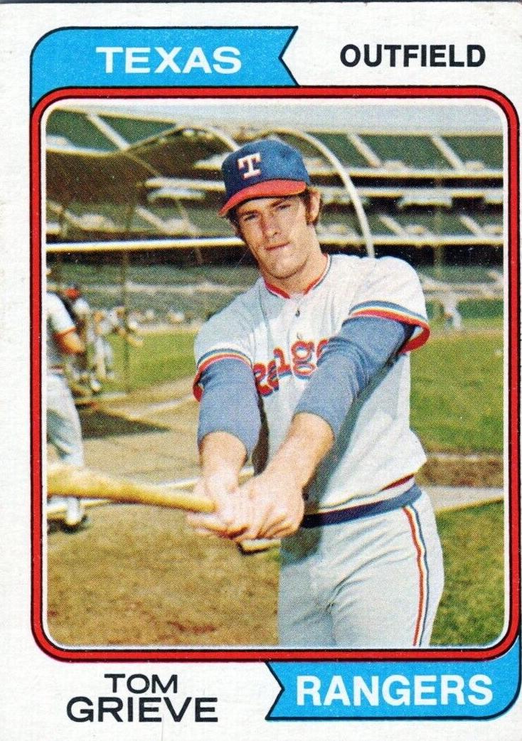1974 Topps Tom Grieve #268 card