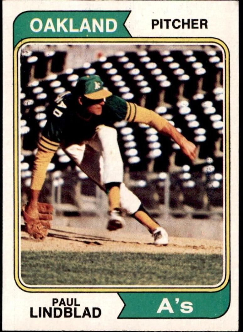 1974 Paul Lindblad #369