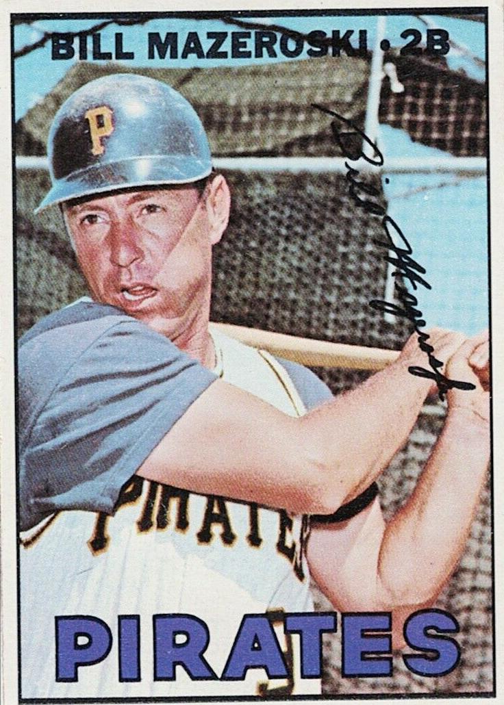 1967 Topps Bill Mazeroski #510 card