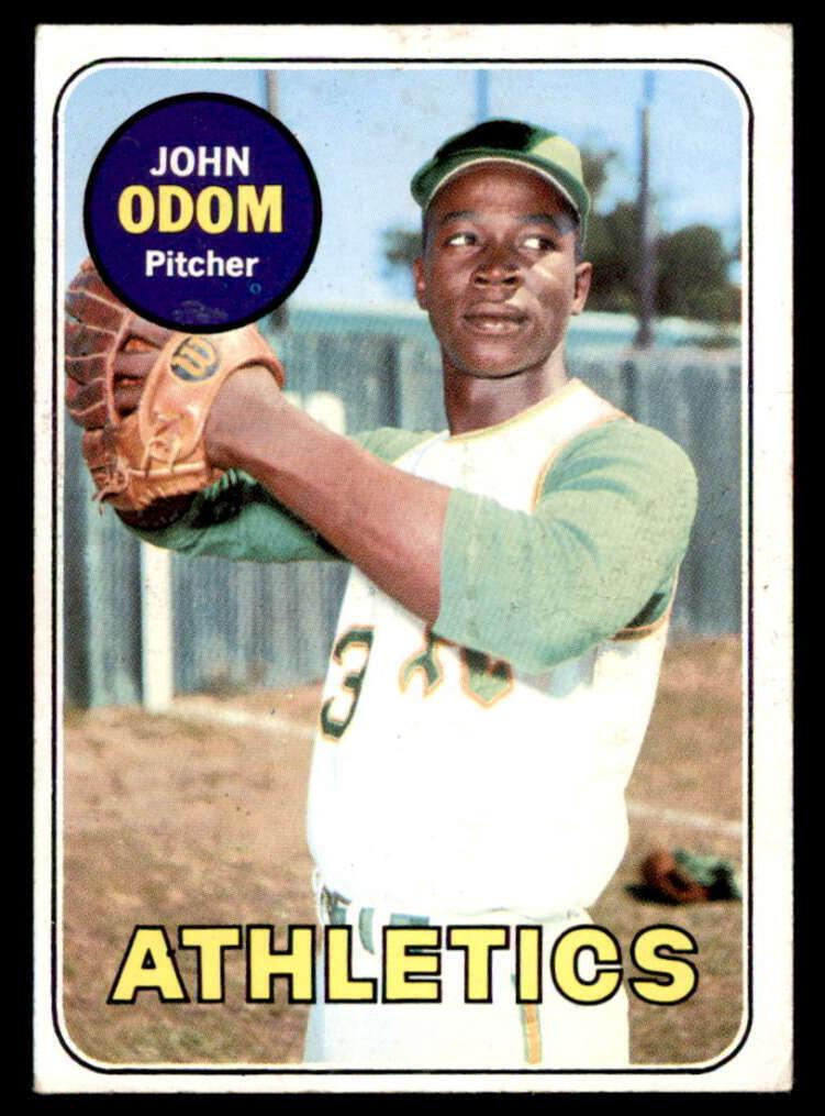 1969 Topps John Odom #195 card