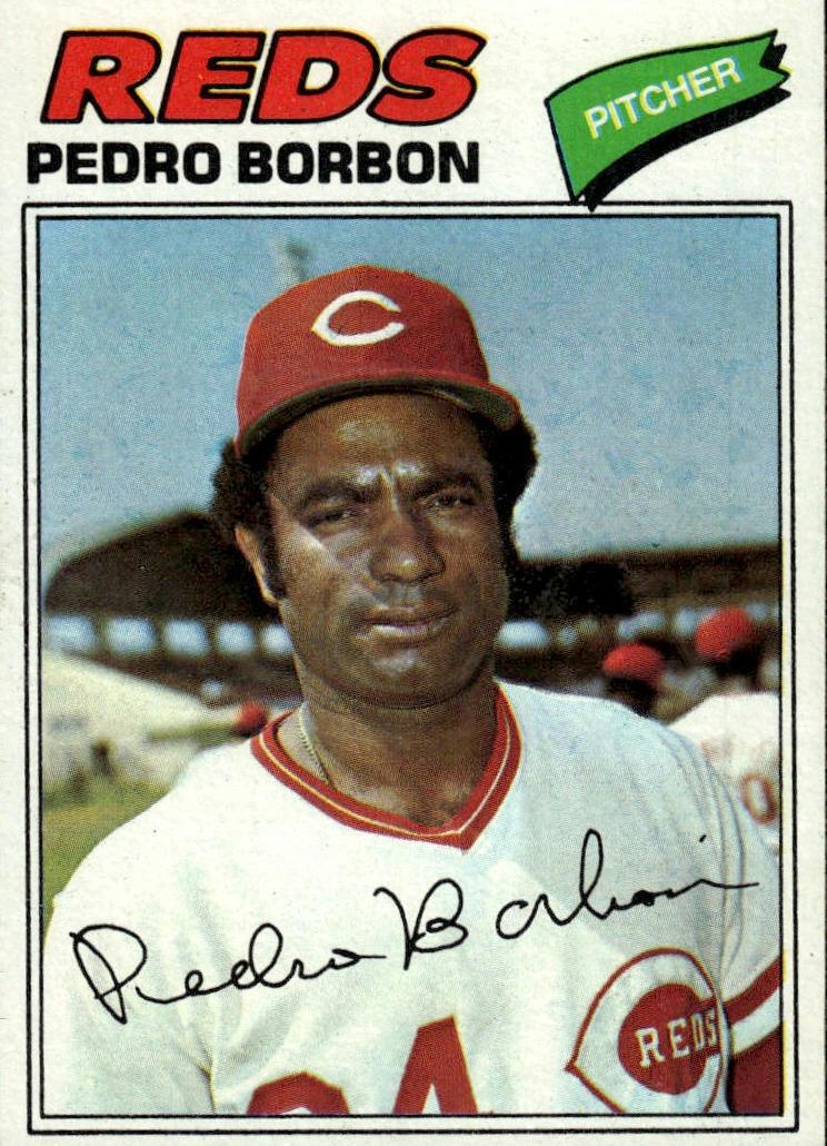 1977 Topps Pedro Borbon #581 card