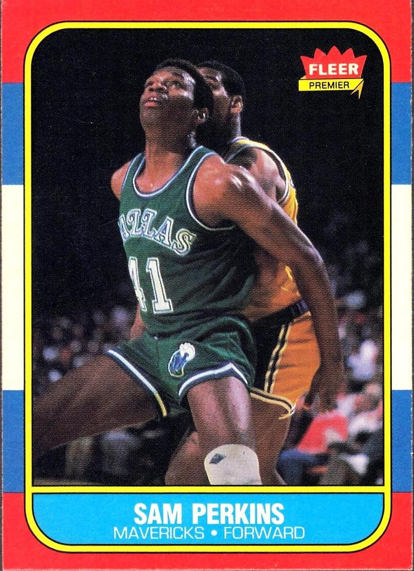 Sam Perkins 1986 Fleer Basketball