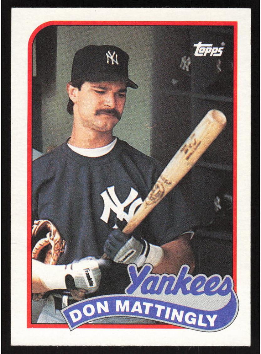 1989 Topps #700 Don Mattingly front