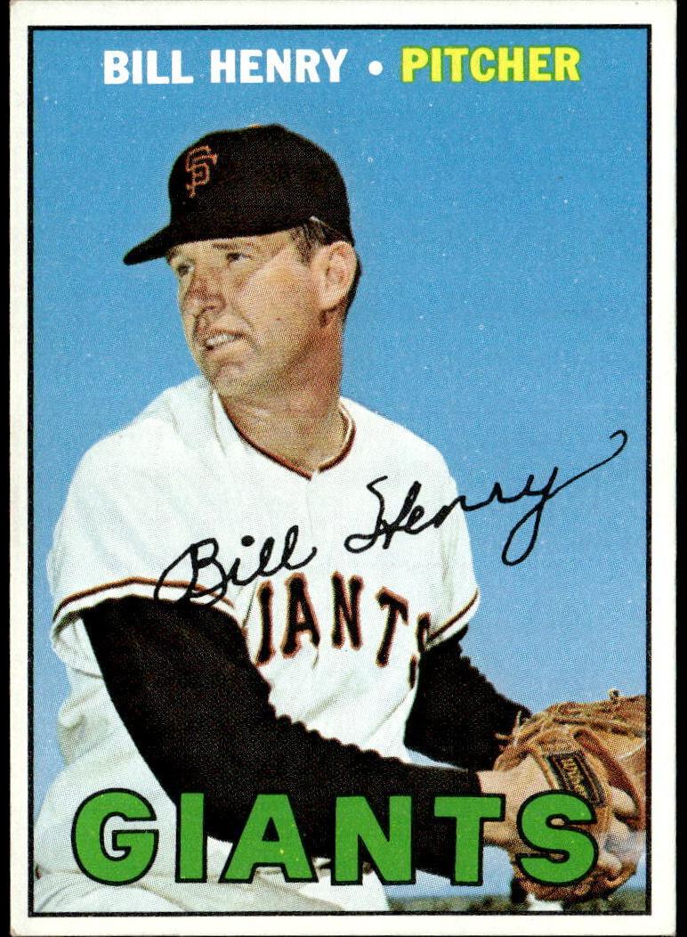 1967 Topps Bill Henry #579 card