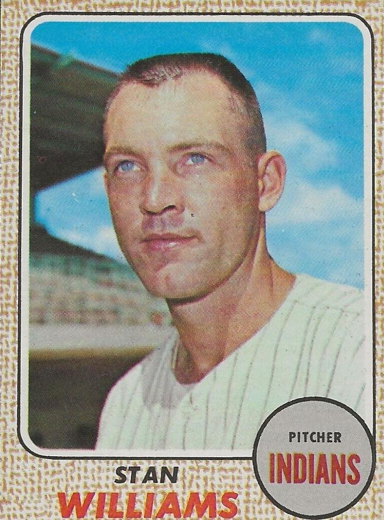 1968 Topps Stan Williams #54 card