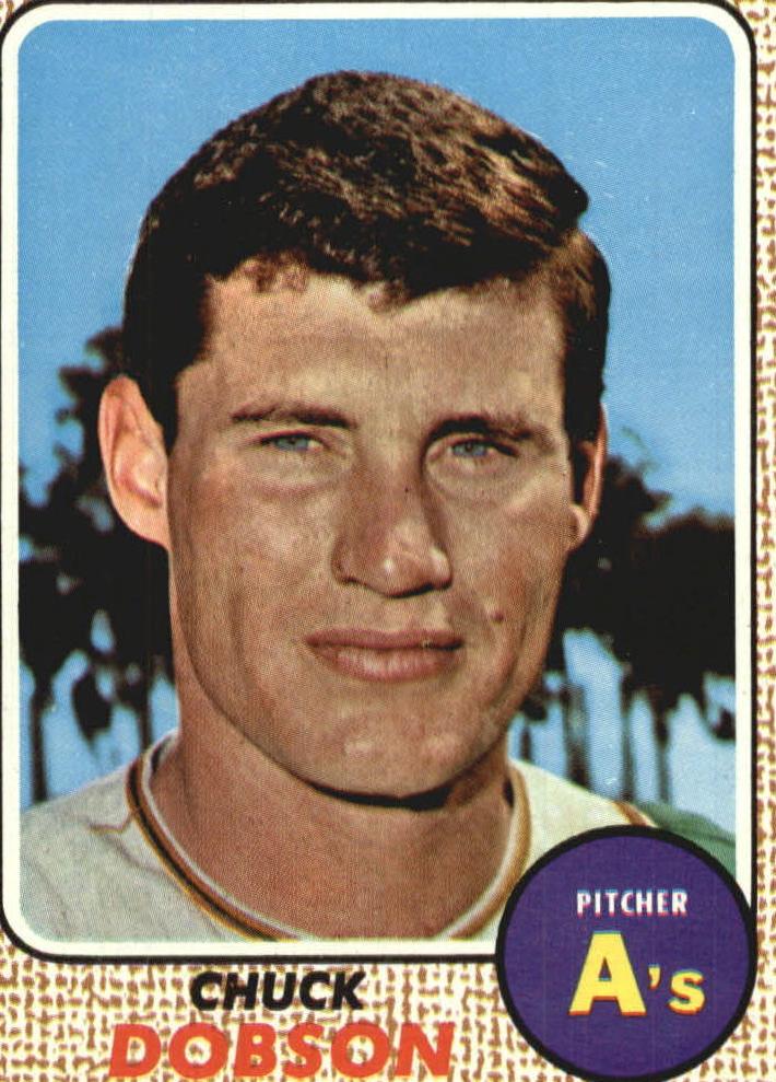 1968 Chuck Dobson #62