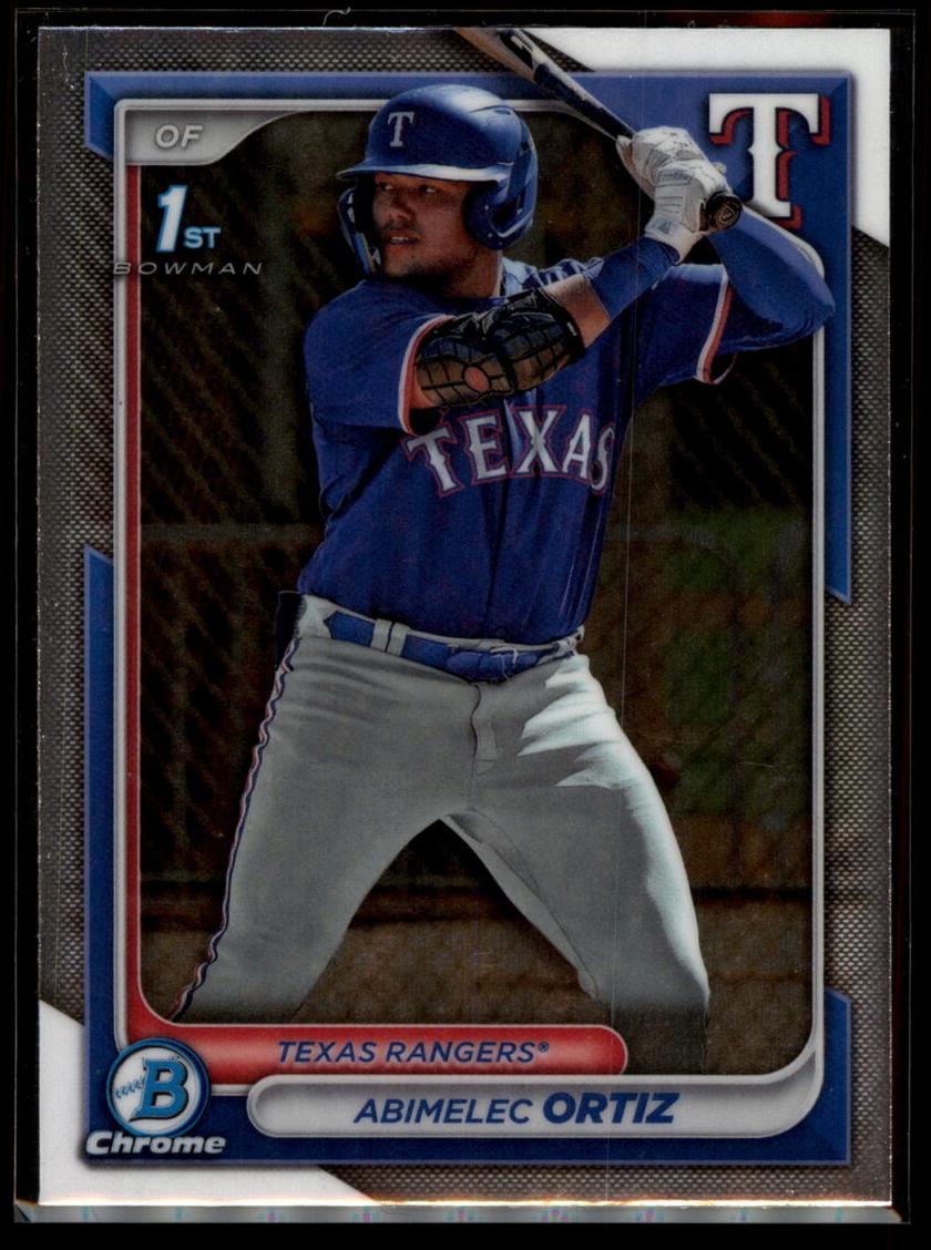 Abimelec Ortiz 2024 Bowman Chrome Prospects card
