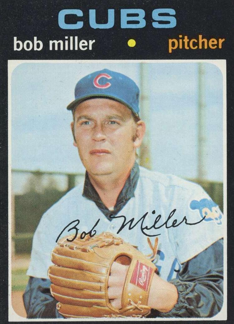 1971 Topps Bob Miller #542 card